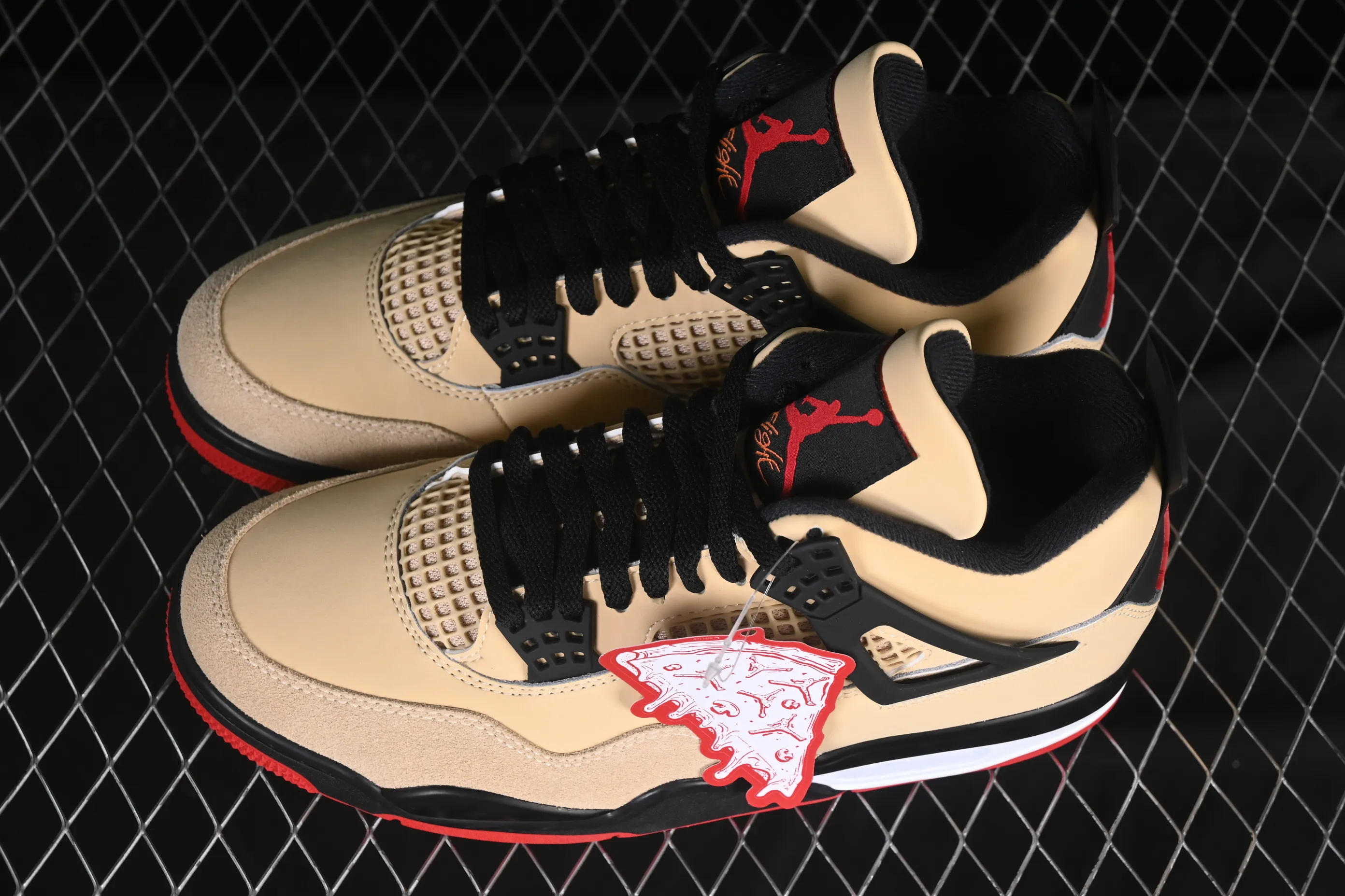 All categories Air Jordan Jordan series basketball shoes Air Jordan 4 OG version Air Jordan 4 Retro "Pizza" AJ4 Joe 4 Pizza Brown IH2094-200